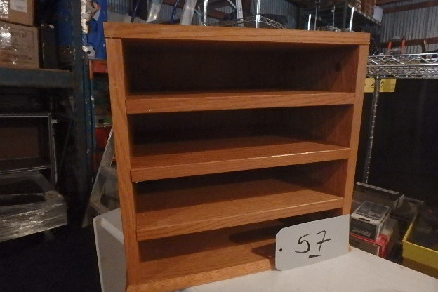 lot 57 image: Lizell Small Wood Desk File