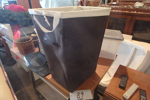 lot 89 image: Laundry Basket, 3 Blue Baskets