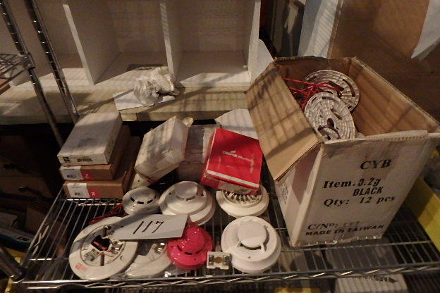 lot 117 image: Remote Key Pads, Smoke Detectors