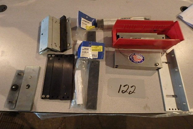 lot 122 image: Lot of Mag Locks and Strike Hardware