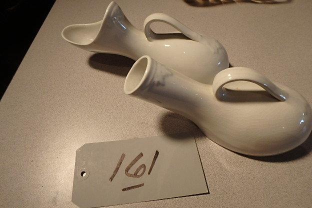 lot 161 image: HisHers Porcelain Urinals