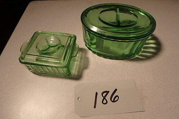 lot 186 image: Set of Darker Green