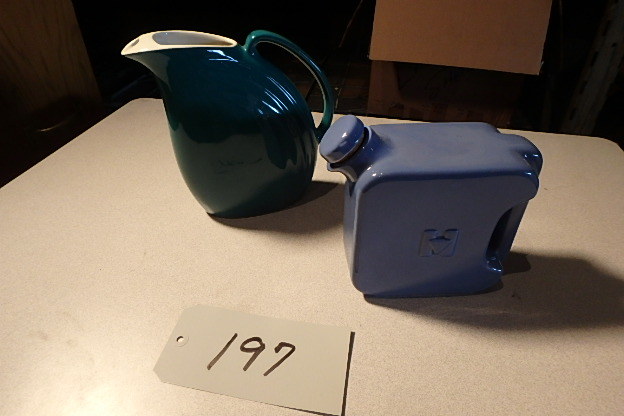 lot 197 image: Pair Hall Pitchers