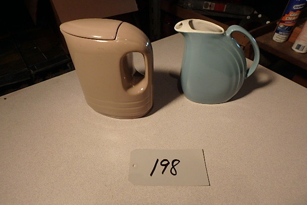 lot 198 image: Pair Hall Pitchers