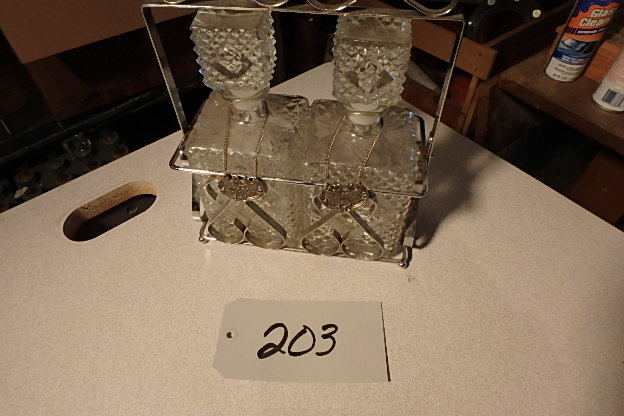 lot 203 image: Fancy Booze Decanters