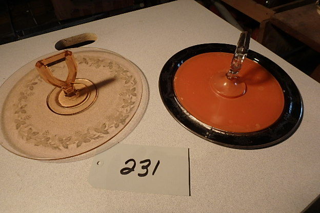 lot 231 image: Cake Plate, Vintage Sectioned Platter