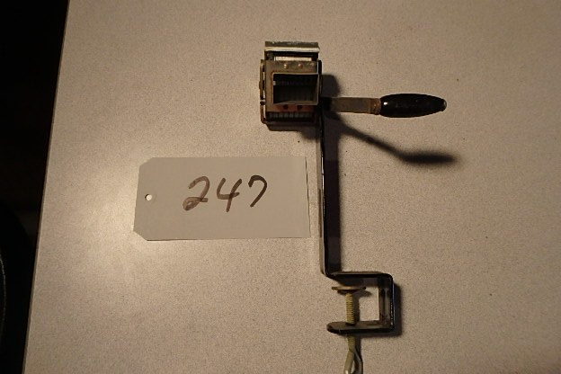 lot 247 image: Antique Pea Huller and Bean Slicer
