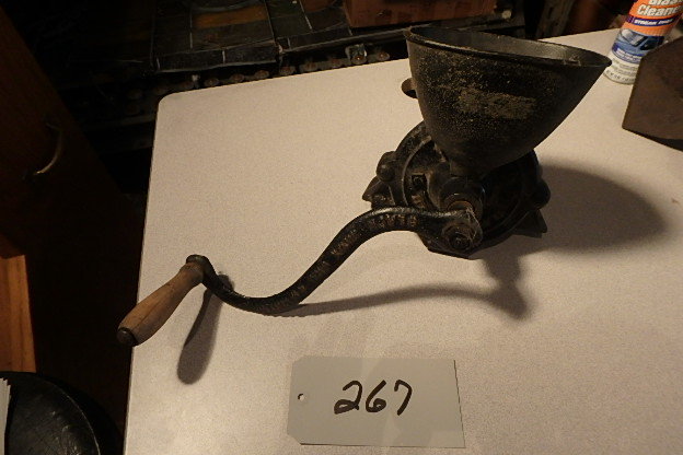 lot 267 image: Antique Coffee Mill