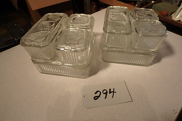 lot 294 image: 2 Sets Refrigerator Dishes