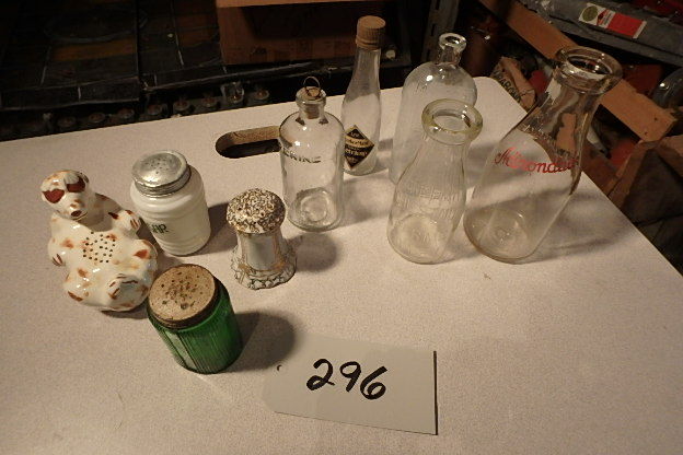 lot 296 image: Shakers and Bottles