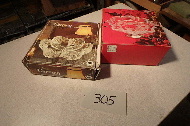 lot 305 image: Crystal Dishes