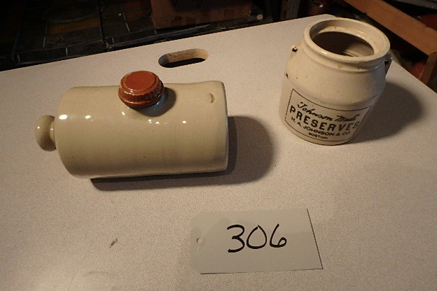 lot 306 image: Unusual Decanter, Stoneware