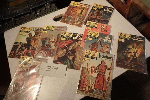 lot 314 image: Comics