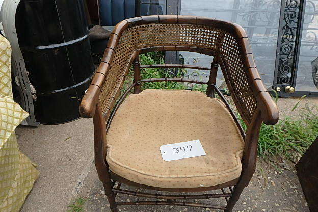 lot 347 image: Caned Chair