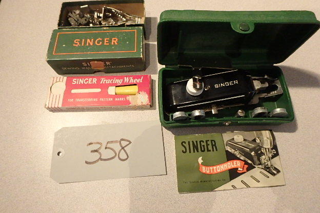 lot 358 image: Singer Button Holer