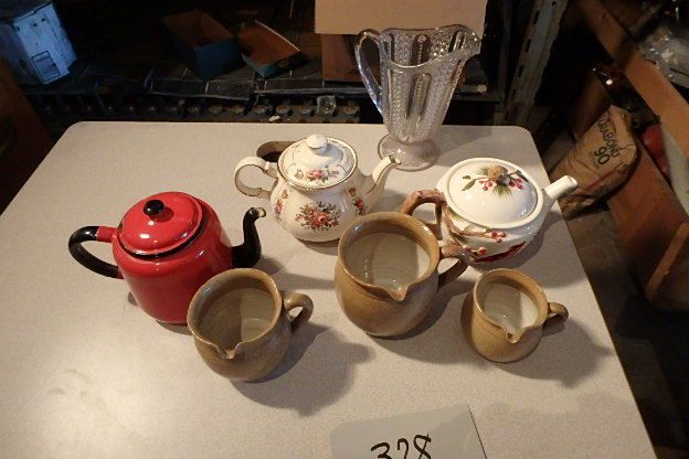 lot 378 image: Tea Pots, Pitcher