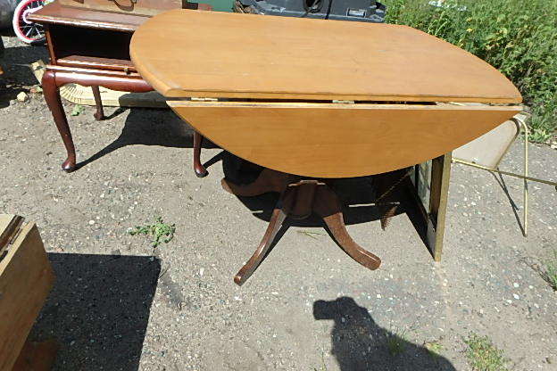 lot 397 image: Wood Box, Table, Small Table