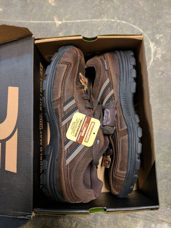 Skechers Men�s Braver Gonsor Side Strip Casual Shoe Brown -12