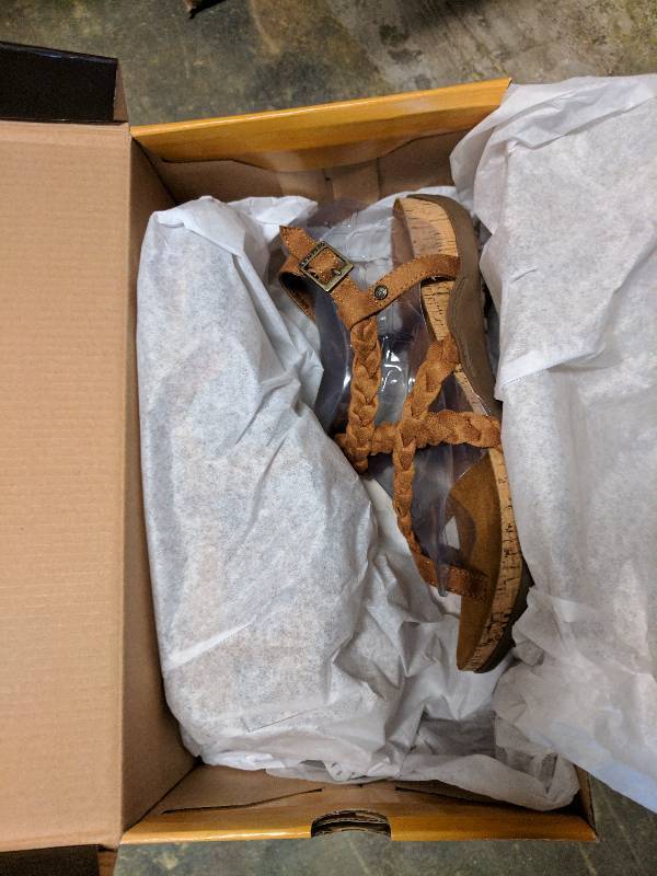 Bearpaw Womens Cecilia Sandal Tan - 8