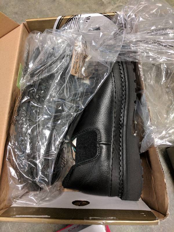 Georgia Boot Men�s Romeo Slip-On Work Shoe Black - 11
