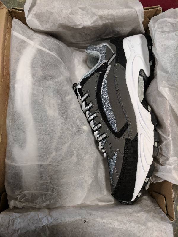 Skechers Men�s Stamina Nuovo Sport Shoe Charcoal - 7.5