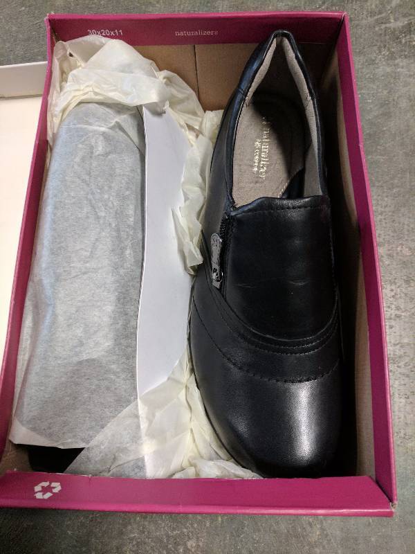 Naturalizer Womens Clarissa Slip-On Casual Shoe Extra Wide Width Black - 11