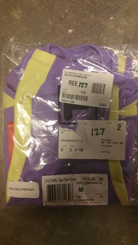 Fila Fly Girl Halter Top Purple - M
