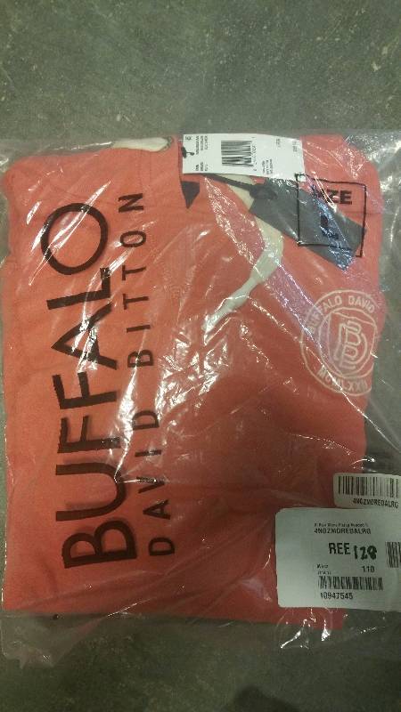 Buffalo David Bitton Mens Fixing Hooded Fleece Red - Large