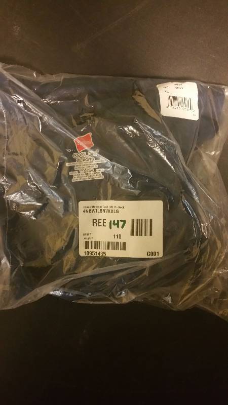 Hanes Womens Cool DRI V-Neck T-Shirt Navy - X-Large