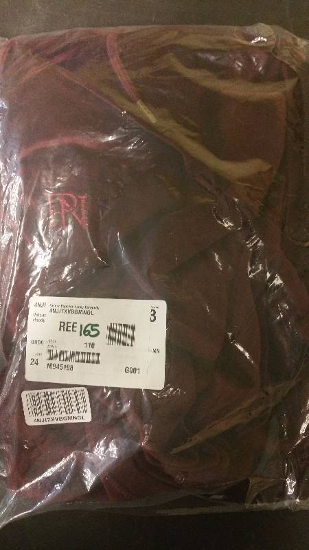 Parish Nation Men�s Velour Pullover Hoodie Burgundy - L