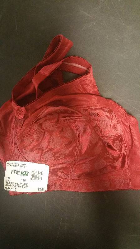 Cortland Intimates Full-Figure Soft Cup Bra Red - 42 DDDF