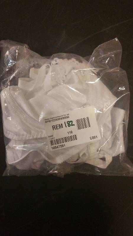 Hanes Classic Underwire Bra 2pk WhiteWhite - 36 B