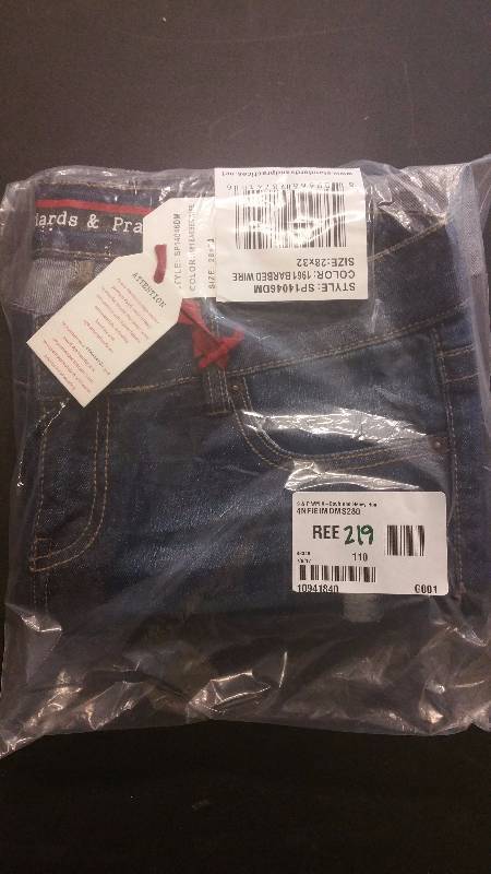Standards & Practices Women�s X-Boyfriend Heavy Hand Sand Whisker Detail Rolled Jean Medium Denim - 28