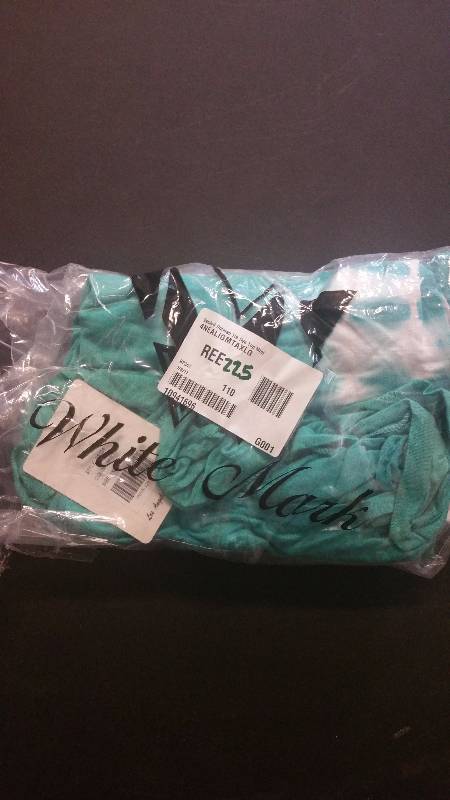 White Mark Women�s Banded Dolman Tie-Dye Top Mint - X Large