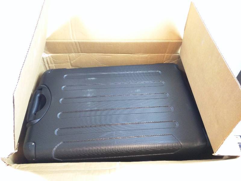 Rockland 3 Piece Sonic Luggage Black