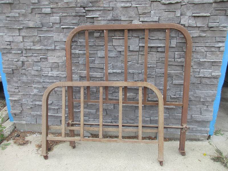 Antique Iron Bed Frame