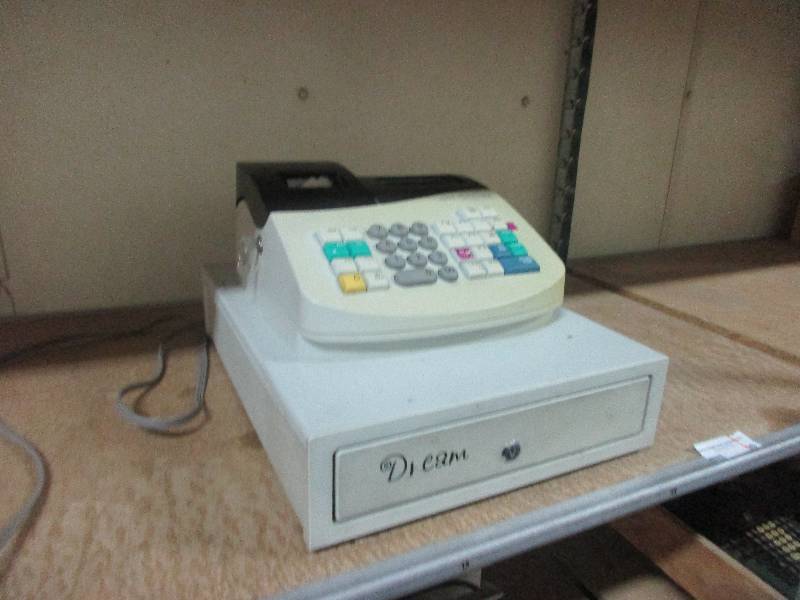 Cash register and keys