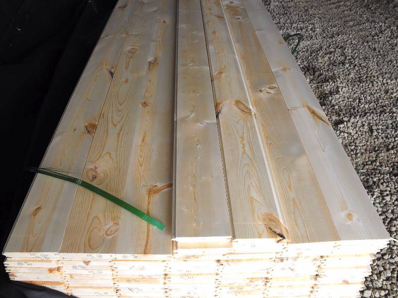 1x6x8 Ponderosa Pine Tongue and Groove Outs