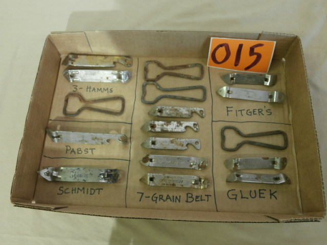 lot 15 image: Lot of 17 Vintage Beer Openers