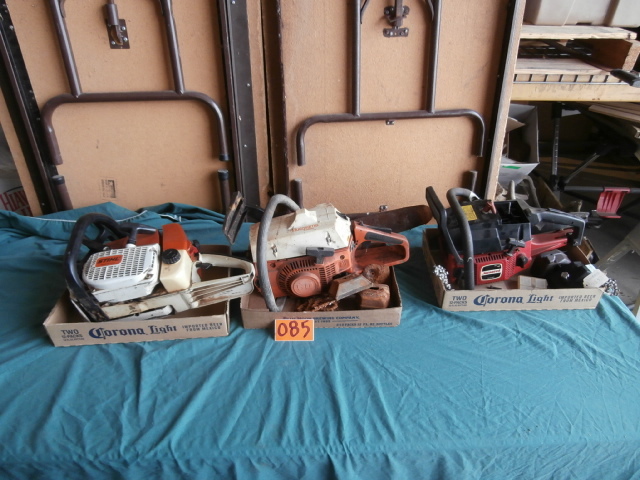 lot 85 image: Three Chainsaws for Parts