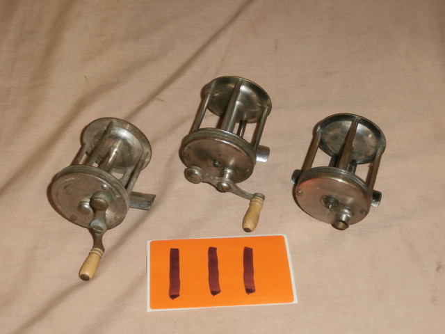 lot 111 image: Three Non-Level Wind Casting Fishing Reels