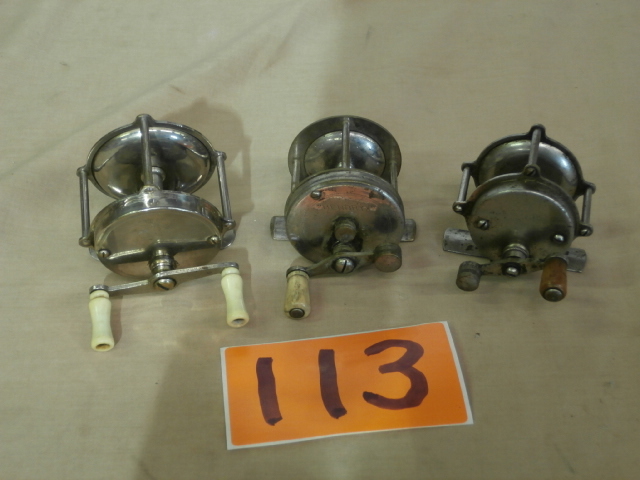 lot 113 image: Three More Vintage Casting Fishing Reels