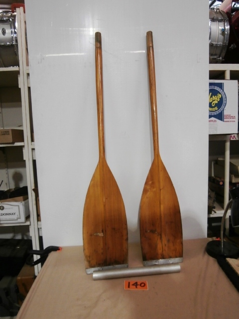 lot 140 image: Pair of Klepper Kayak Paddle Halves