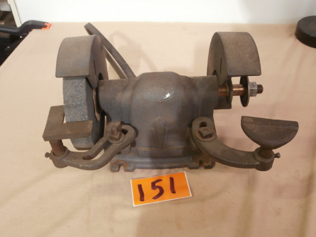 lot 151 image: Heavy Duty Grinding Wheel Belt Drive Arbor