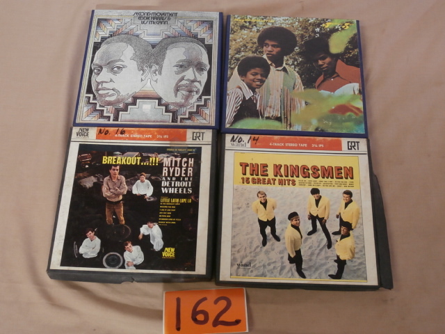 lot 162 image: Four Reel-To-Reel Commercial Artist Tapes