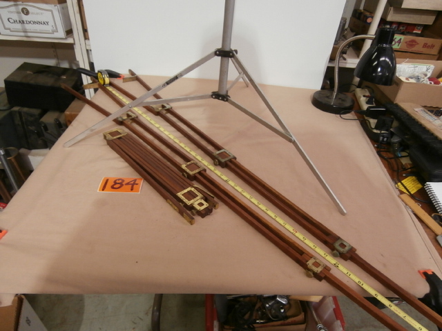 lot 184 image: Pair of Vintage Photographic Tripods