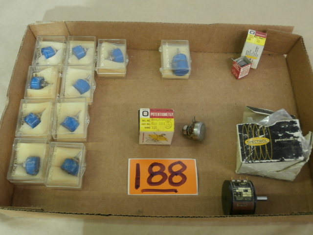 lot 188 image: Group of NOS Electronic Potentiometers