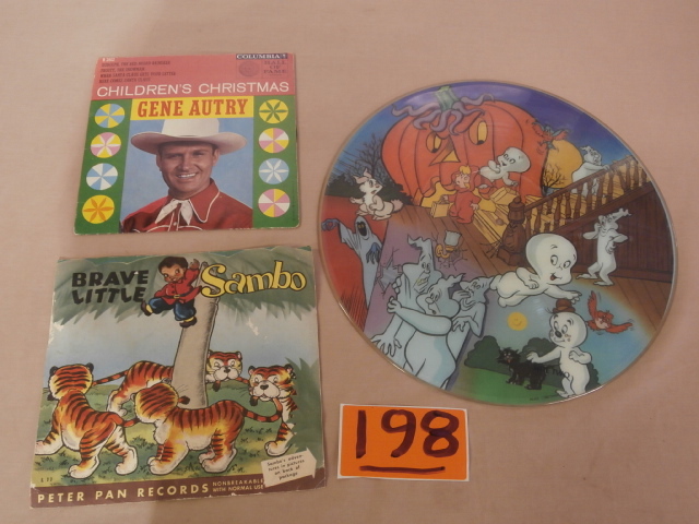 lot 198 image: Three Vintage Childrens Records