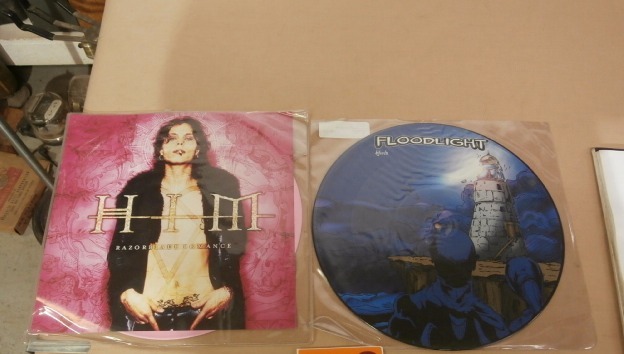 lot 79 image: Pair of Records, Pink & Picture Vinyl
