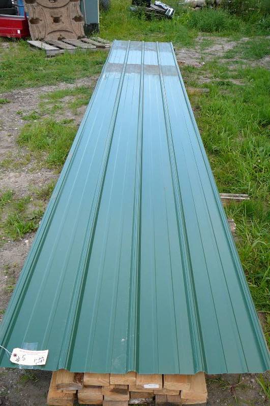 lot 5 image: Pro Rid Emerald Green Steel Siding